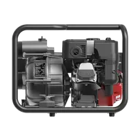 Бензиновая мотопомпа для грязной воды Sunreka™ GWPH80T, производительность 1030 л/мин подъем 25 м, всасывание 8 м для грязной воды