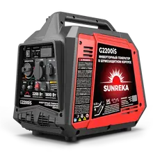 Инверторный бензиновый генератор 2.2 кВт Sunreka™ G2200iS  портативный, тихий, лёгкий