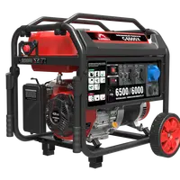 Бензиновый генератор 6,5 кВт Sunreka™ G6500X , гильзованный двигатель, высокие пусковые токи, официальная гарантия