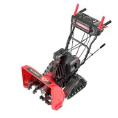 Снегоуборщик гусеничный бензиновый SUNREKA GS617TL, LED Фары, Самоходный 6 вперёд 2 назад, захват 61 см, Дальность выброса 12м, Танковый разворот