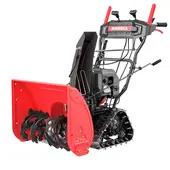 Снегоуборщик гусеничный бензиновый SUNREKA GS617TL, LED Фары, Самоходный 6 вперёд 2 назад, захват 61 см, Дальность выброса 12м, Танковый разворот