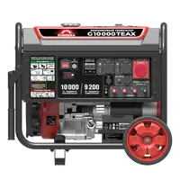 Бензиновый генератор 10 кВт Sunreka™ G10000TEAX трёхфазный 380 вольт, высокие пусковые токи, гильзованный двигатель