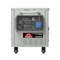 Инверторный бензиновый генератор 7,5 кВт Sunreka™ G7500iSM 30А Автозапуск, шумопоглощающий кожух, 14часов на одном баке