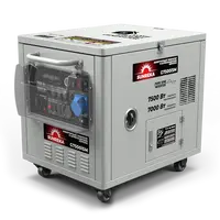 Инверторный бензиновый генератор 7,5 кВт Sunreka™ G7500iSM 30А Автозапуск, шумопоглощающий кожух, 14часов на одном баке