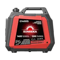 Инверторный бензиновый генератор 1,4 кВт Sunreka™ G1400iS портативный, тихий, лёгкий