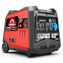 Инверторный бензиновый генератор 7 кВт Sunreka™ G7000iS Автозапуск, электростартер, шумопоглощающий кожух, выход 12v
