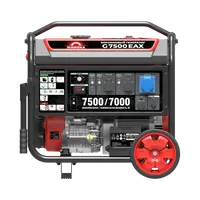 Бензиновый генератор 7.5 кВт Sunreka™ G7500EAX автозапуск, электростартер, высокие пусковые токи гильзованный двигатель