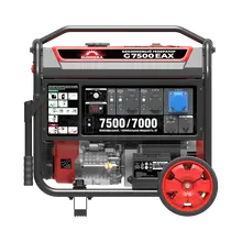 Бензиновый генератор 7.5 кВт Sunreka™ G7500EAX автозапуск, электростартер, высокие пусковые токи гильзованный двигатель