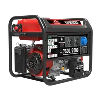 Бензиновый генератор 7.5 кВт Sunreka™ G7500EAX автозапуск, электростартер, высокие пусковые токи гильзованный двигатель