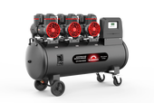 Поршневой безмасляный тихий компрессор SUNREKA GFC750/100DS