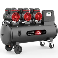 Поршневой безмасляный тихий компрессор SUNREKA GFC750/100DS