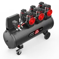 Поршневой безмасляный тихий компрессор SUNREKA GFC750/100DS