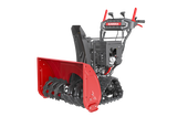 Бензиновый гусеничный снегоуборщик SUNREKA GS7713TLE, подогрев ручек, LED Фары, Захват 77см, Танковый разворот