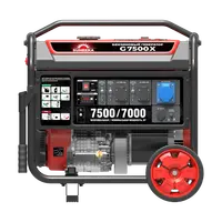 Бензиновый генератор 7,5 кВт Sunreka™ G7500X гильзованный двигатель, высокие пусковые токи, официальная гарантия