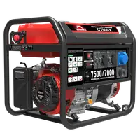 Бензиновый генератор 7,5 кВт Sunreka™ G7500X гильзованный двигатель, высокие пусковые токи, официальная гарантия