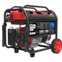 Бензиновый генератор 7,5 кВт Sunreka™ G7500X гильзованный двигатель, высокие пусковые токи, официальная гарантия