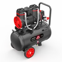 Поршневой безмасляный тихий компрессор SUNREKA GFC290/24DS