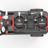 Поршневой безмасляный тихий компрессор SUNREKA GFC290/24DS