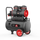 Поршневой безмасляный тихий компрессор SUNREKA GFC290/24DS