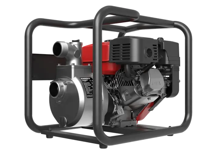 Бензиновая мотопомпа для чистой и слабозагрязненной воды Sunreka™ GWP50ST, производительность 550 л/мин высота подъема 30 м, всасывание 8 м, для чистой воды