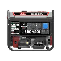 Бензиновый генератор 6.5 кВт Sunreka™ G6500EAX автозапуск, электростартер, высокие пусковые токи, гильзованный двигатель