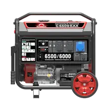 Бензиновый генератор 6.5 кВт Sunreka™ G6500EAX автозапуск, электростартер, высокие пусковые токи, гильзованный двигатель