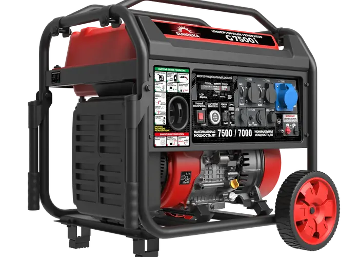Инверторный бензиновый генератор 7,5 кВт Sunreka™ G7500i