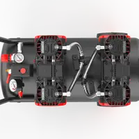 Поршневой безмасляный тихий компрессор SUNREKA GFC370/45DS