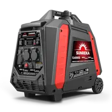 Инверторный бензиновый генератор 4 кВт Sunreka™ G4000iS шумопоглощающий кожух, выход 12v