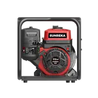 Бензиновая мотопомпа для грязной воды Sunreka™ GWP80T, производительность 1100 л/мин высота подъема 25 м, всасывание 8 м, для грязной воды
