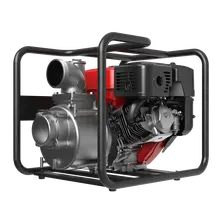 Бензиновая мотопомпа для грязной воды Sunreka™ GWP100T, производительность 1200 л/мин, высота подъема 30м, всасывание 8м для грязной воды