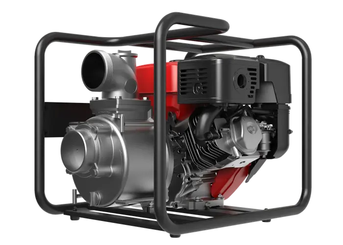 Бензиновая мотопомпа для грязной воды Sunreka™ GWP100T, производительность 1200 л/мин, высота подъема 30м, всасывание 8м для грязной воды
