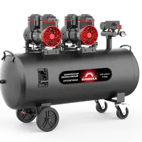 Поршневой безмасляный тихий компрессор SUNREKA GFC510/120DS