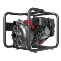 Бензиновая мотопомпа для грязной воды Sunreka™ GWP50T производительность 520 л/мин, высота подъема 30 м, всасывание 8 м., для грязной воды