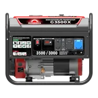 Бензиновый генератор 3,5 кВт Sunreka™ G3500X Высокие пусковые токи, ручной запуск, воздушное охлаждение.