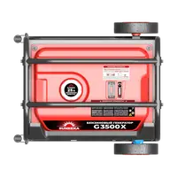 Бензиновый генератор 3,5 кВт Sunreka™ G3500X Высокие пусковые токи, ручной запуск, воздушное охлаждение.